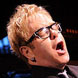 Image of Elton John in Chrome Hearts Drilled Sunglasses
